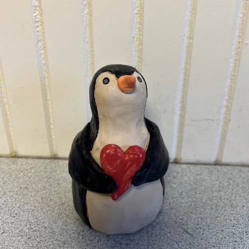 Adult Penguin Pinch Pot
