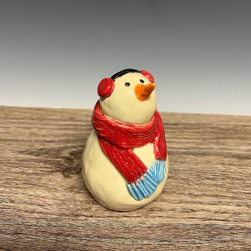 Clay Snowpeople
