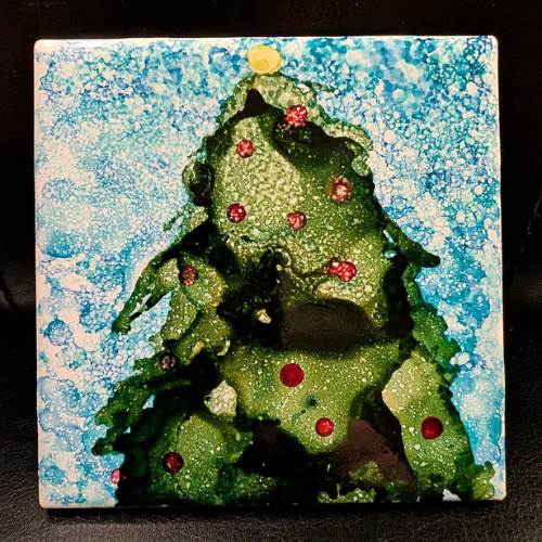 The Art of Alcohol Inks_ Christmas in July