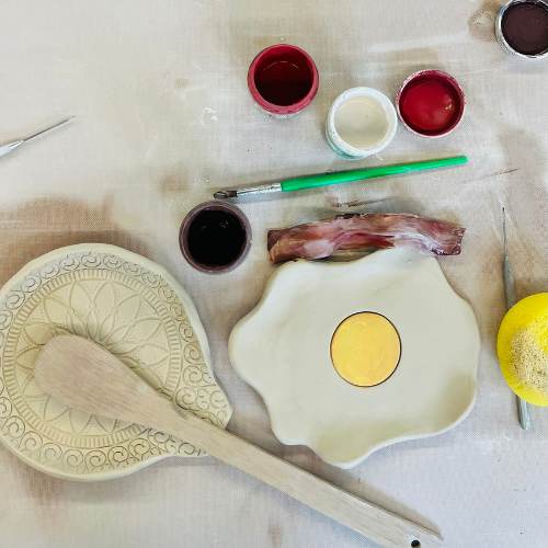 Creative Clay Spoon Rests