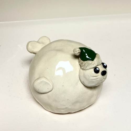 Winter Seal Sculpture
