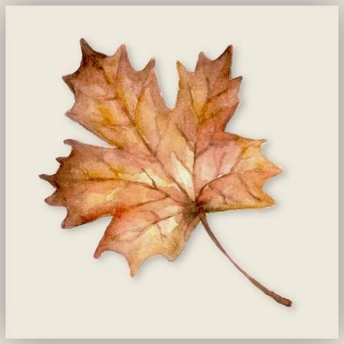 Watercolor Fall Leaves