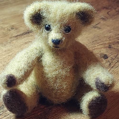Needle Felted Teddy Bear