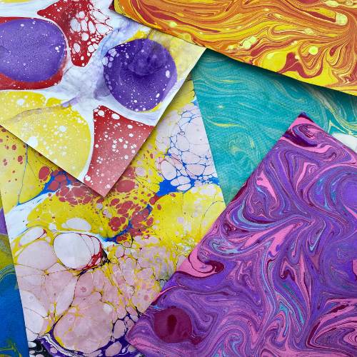 Paper Marbling Turkish Ebru