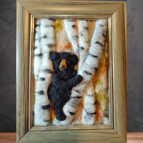 Needle Felting Bear