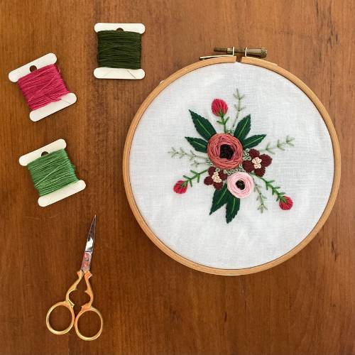 Floral Embroidery for Beginners